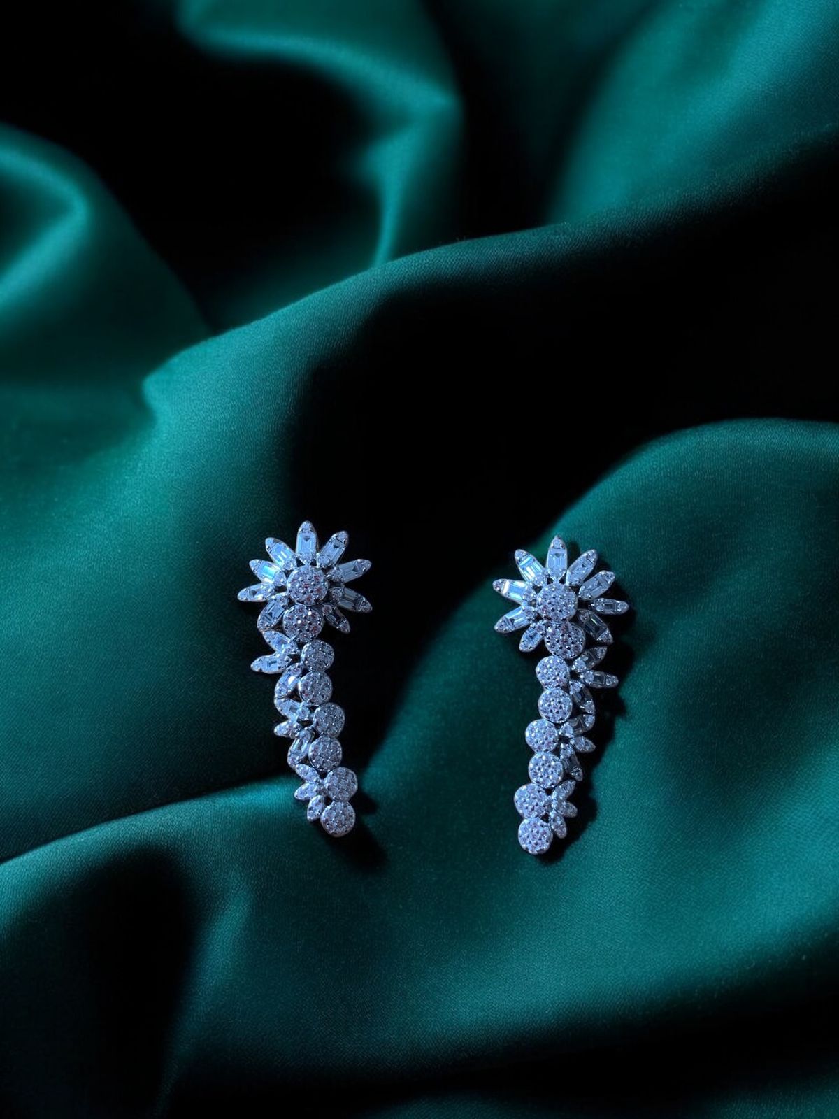Zirconia Earrings – 92.5 Sterling Silver